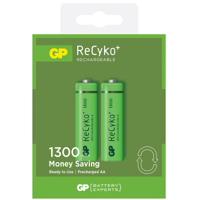 Recyko 1300mAh AA 2`Li Blister Şarjlı Pil